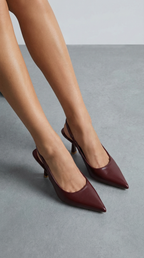 Nicole Sling Back Court Heels