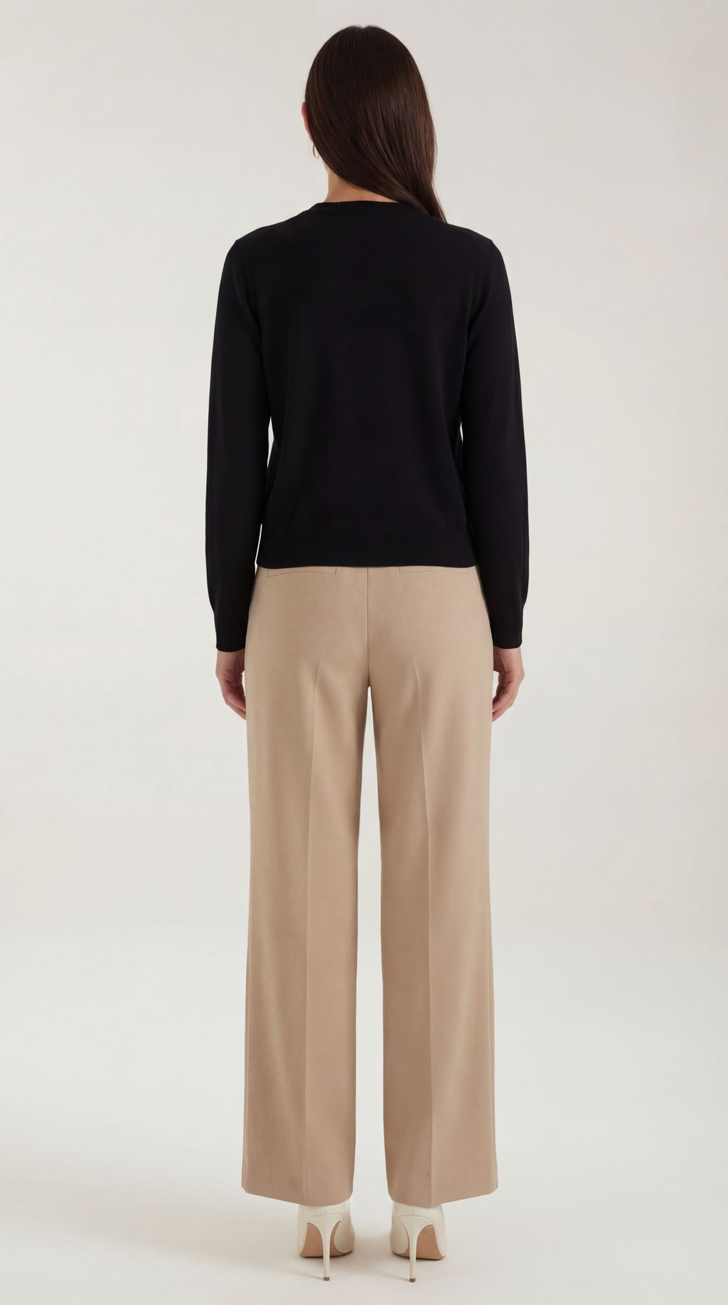 Norma Asymmetric Button Wool Top