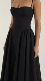 Odette Corset Midi Dress