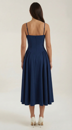 Odette Corset Midi Dress