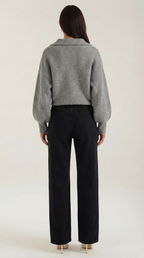 Pauline Collared Chunky Knit Sweater