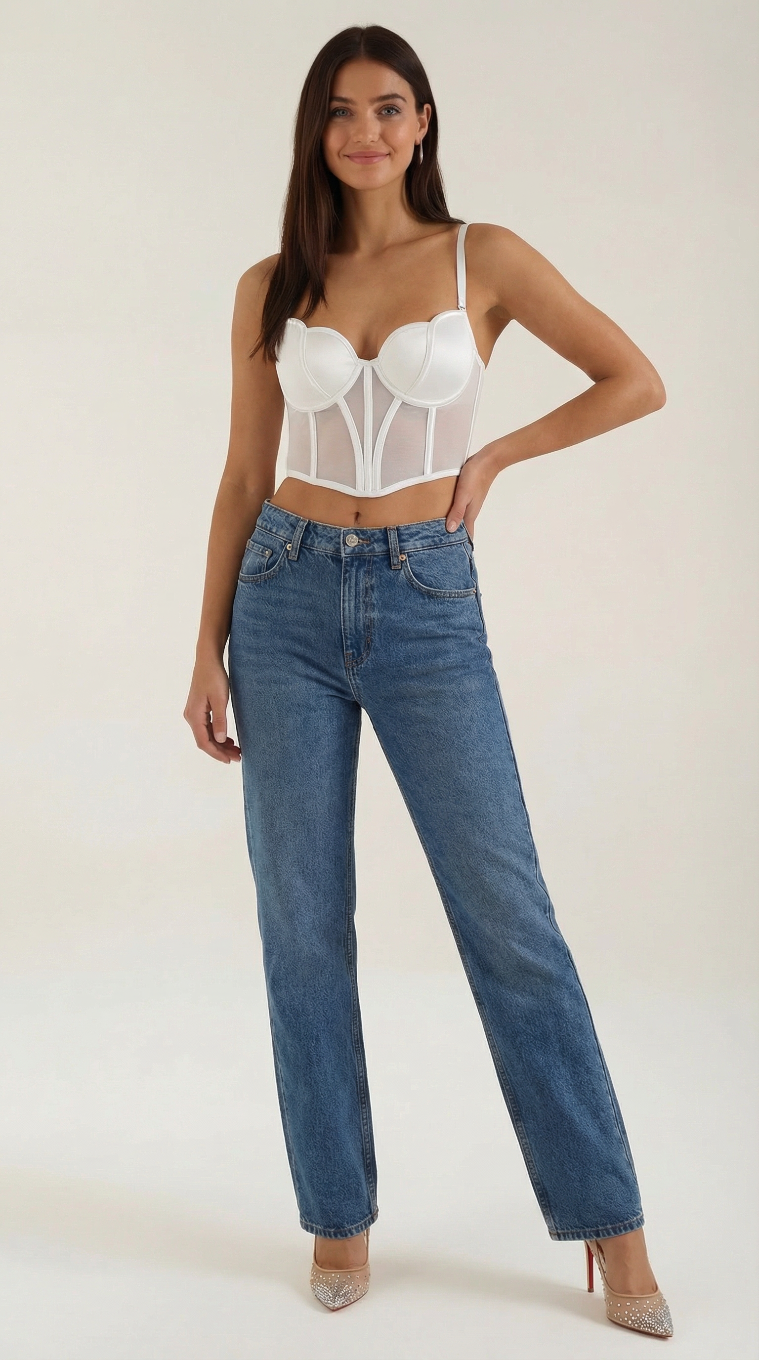Penelope Corset Crop Top