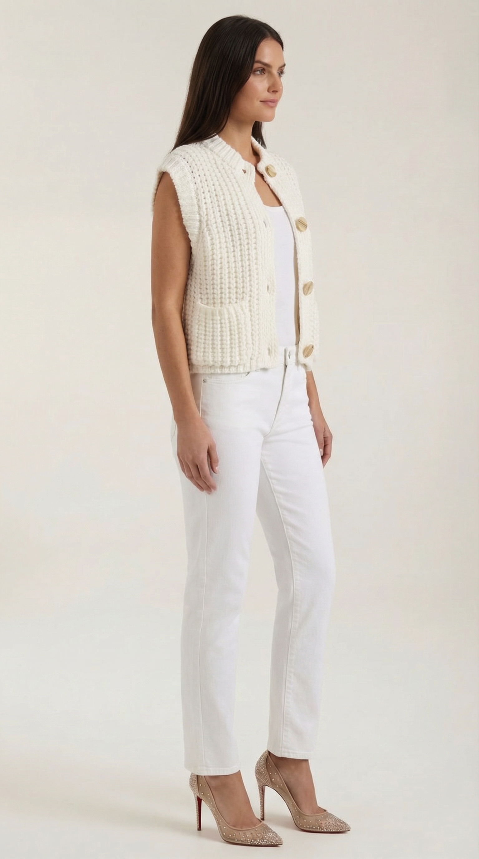 Philomena Knitted Waistcoat