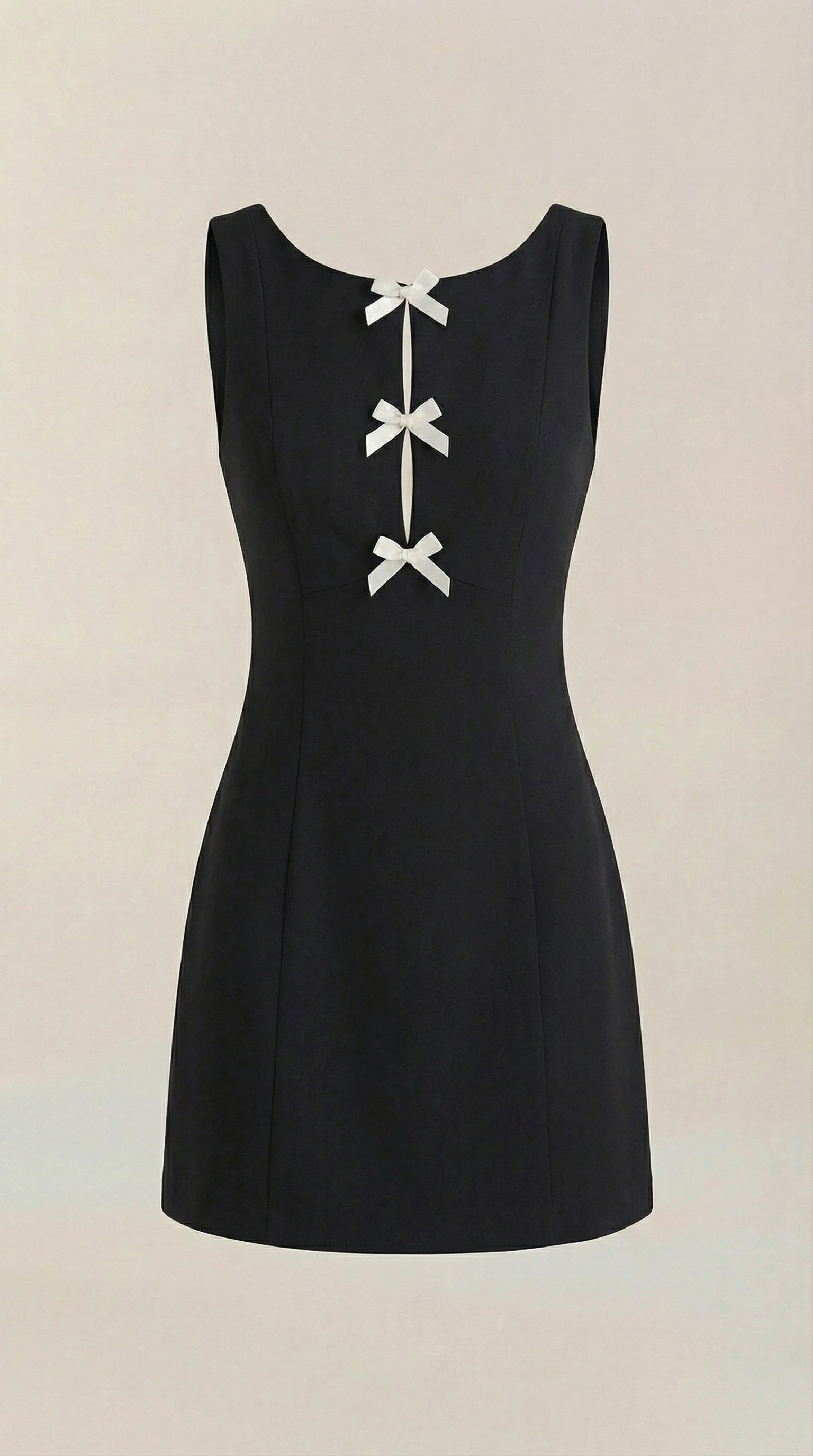 Priscilla Bow Detail Mini Dress