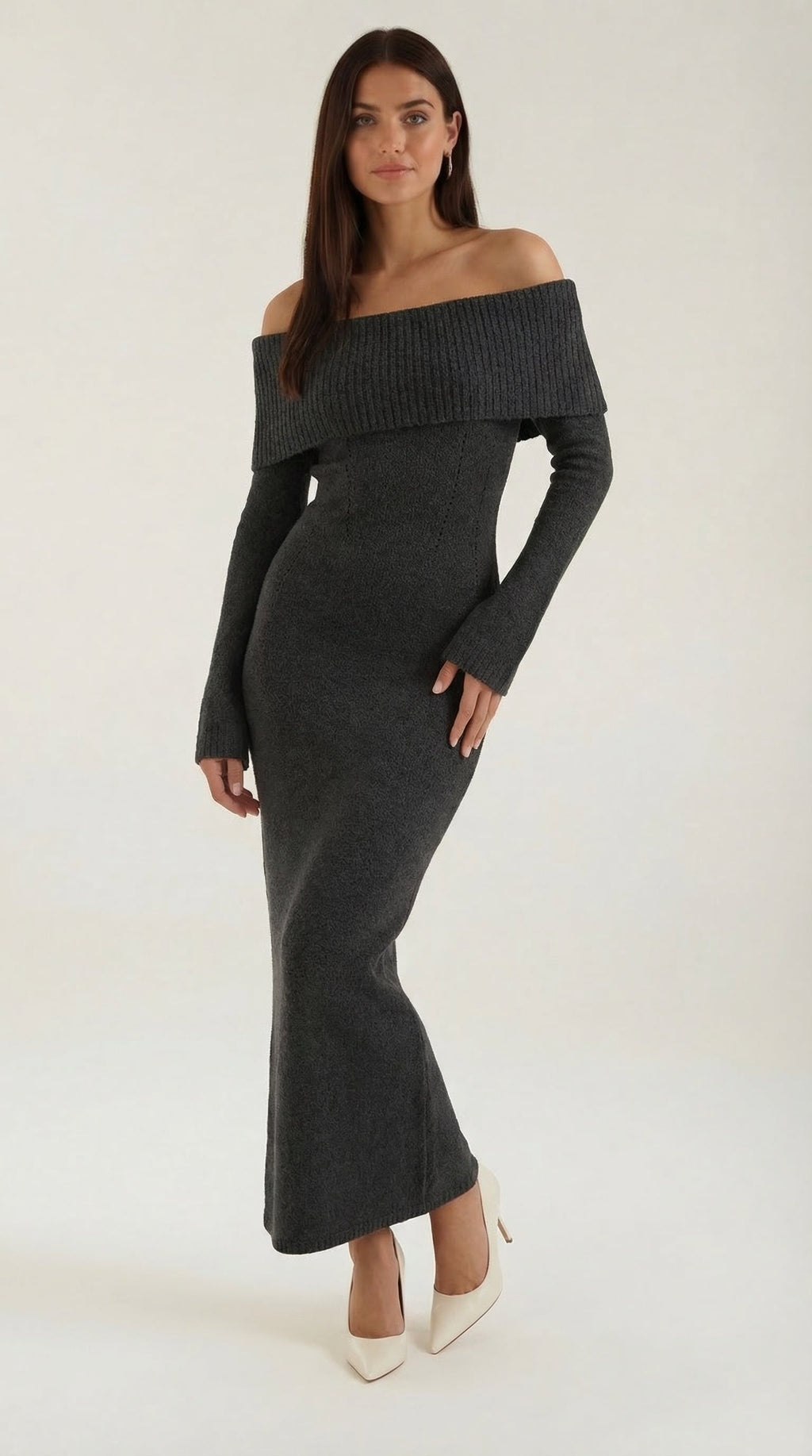Quinlan Maxi Off-Shoulder Bodycon Dress