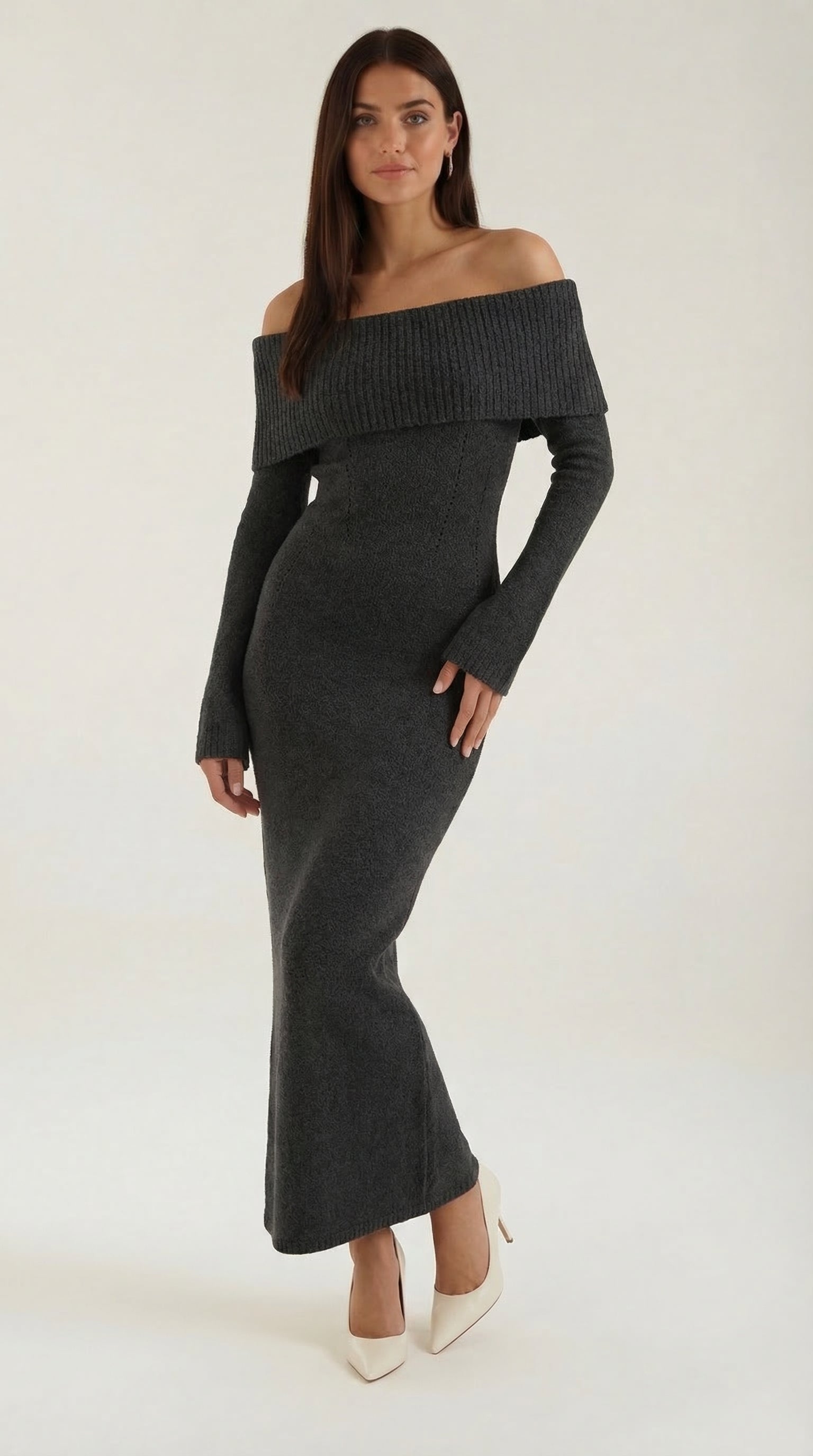 Quinlan Maxi Off-Shoulder Bodycon Dress