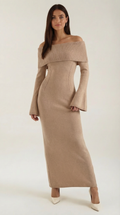 Quinlan Maxi Off-Shoulder Bodycon Dress