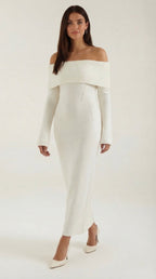 Quinlan Maxi Off-Shoulder Bodycon Dress