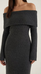 Quinlan Maxi Off-Shoulder Bodycon Dress