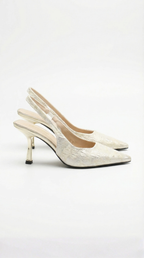 Rachel Lace Heeled Sandals