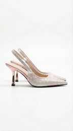 Rachel Lace Heeled Sandals