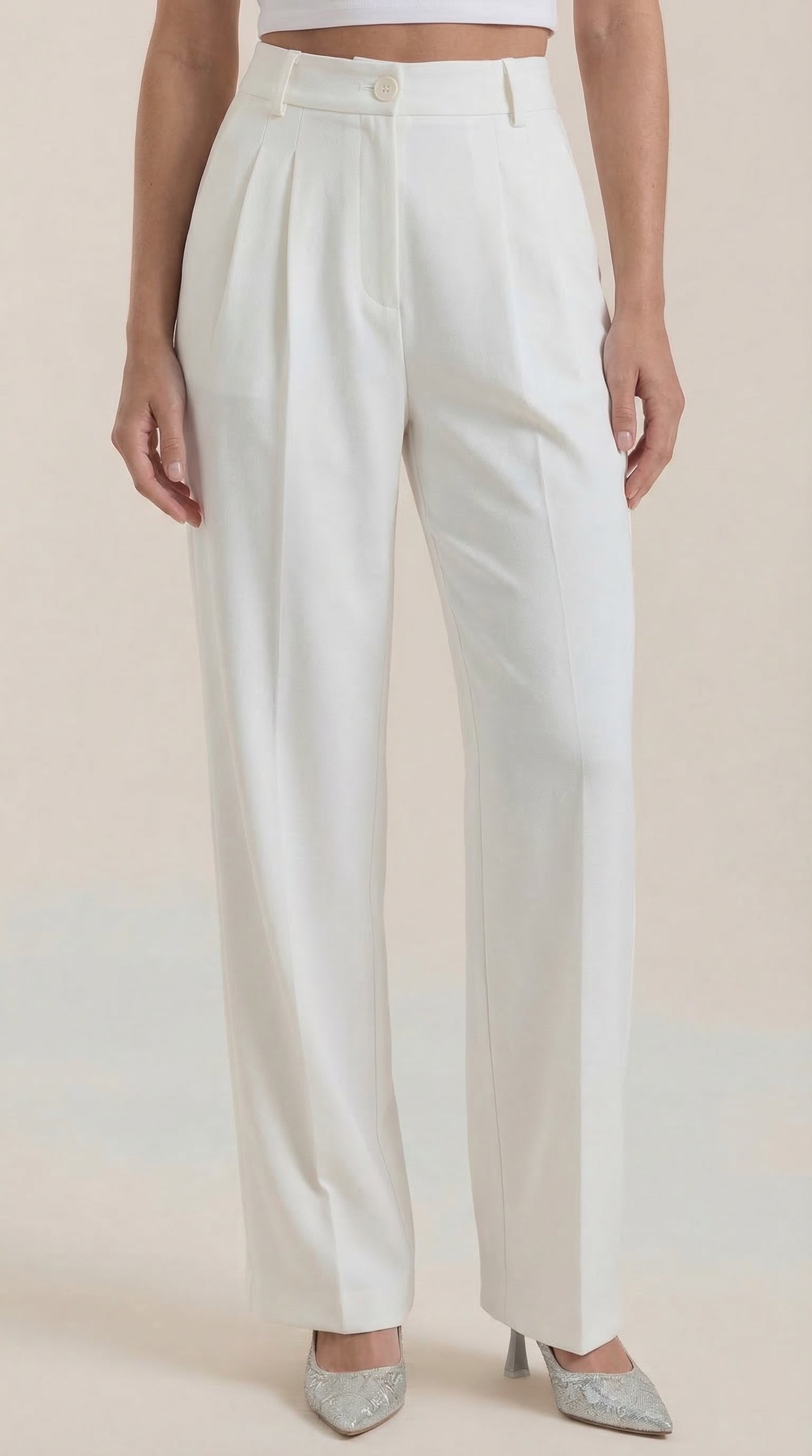 Rebecca Wide-Leg Office Trousers