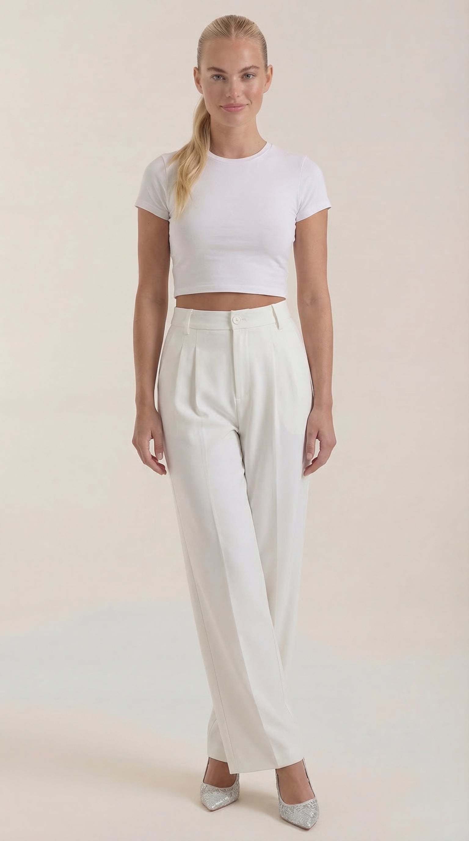 Rebecca Wide-Leg Office Trousers