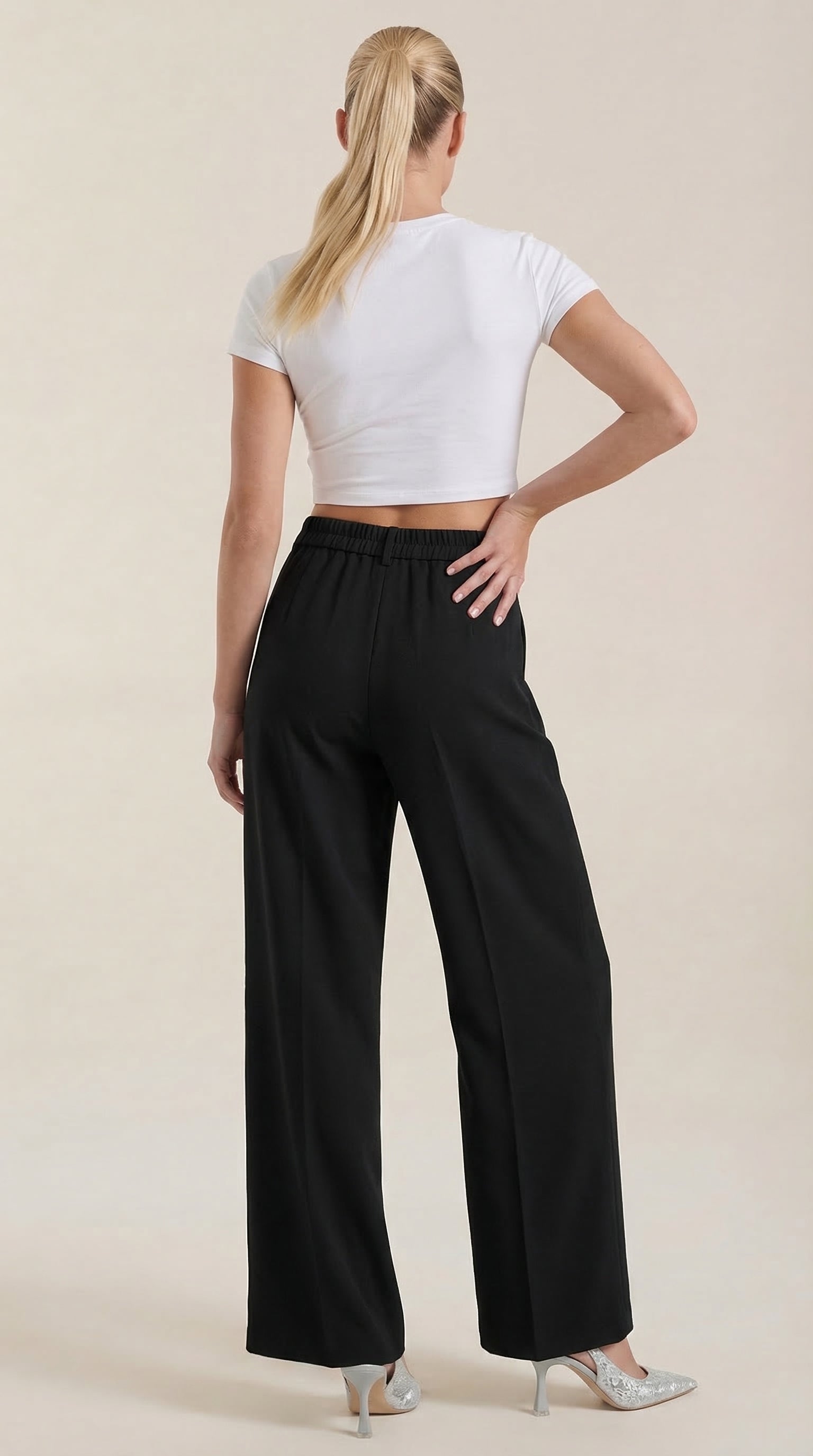 Rebecca Wide-Leg Office Trousers