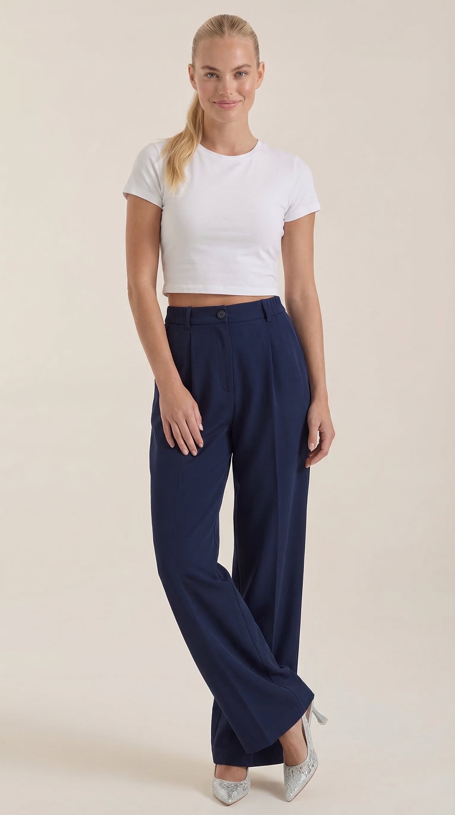 Rebecca Wide-Leg Office Trousers