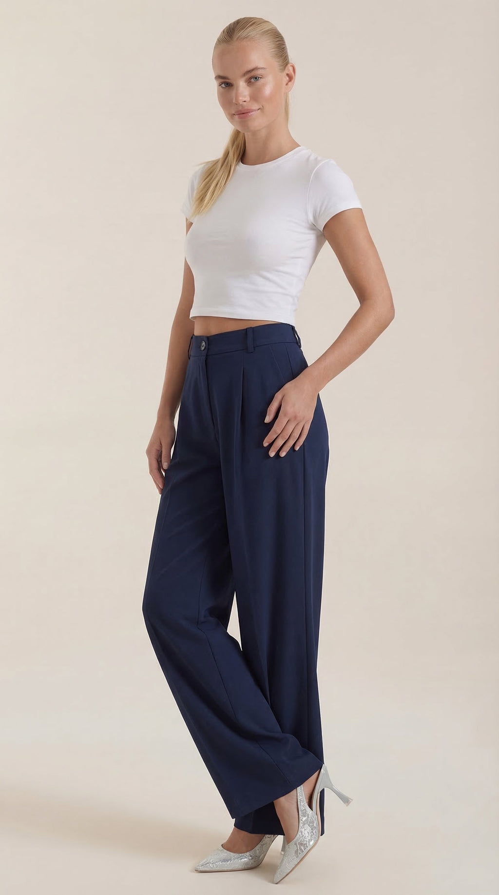 Rebecca Wide-Leg Office Trousers