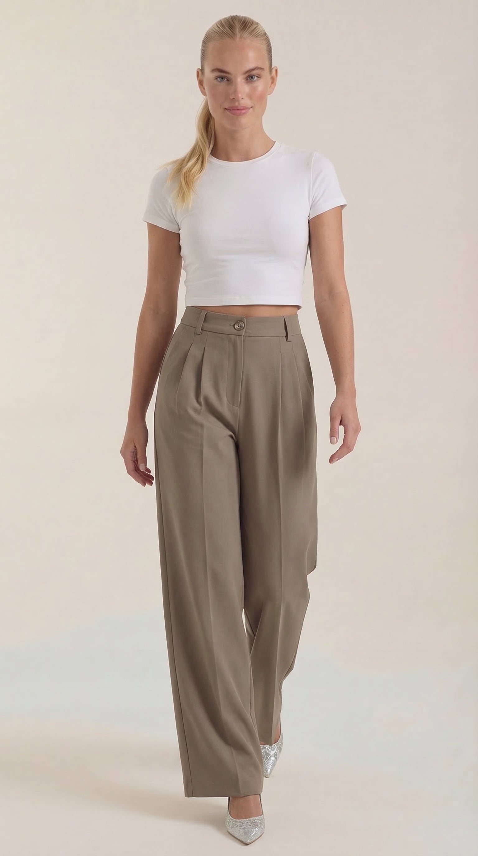 Rebecca Wide-Leg Office Trousers