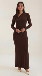 Roberta Long Sleeve Bodycon Maxi Dress