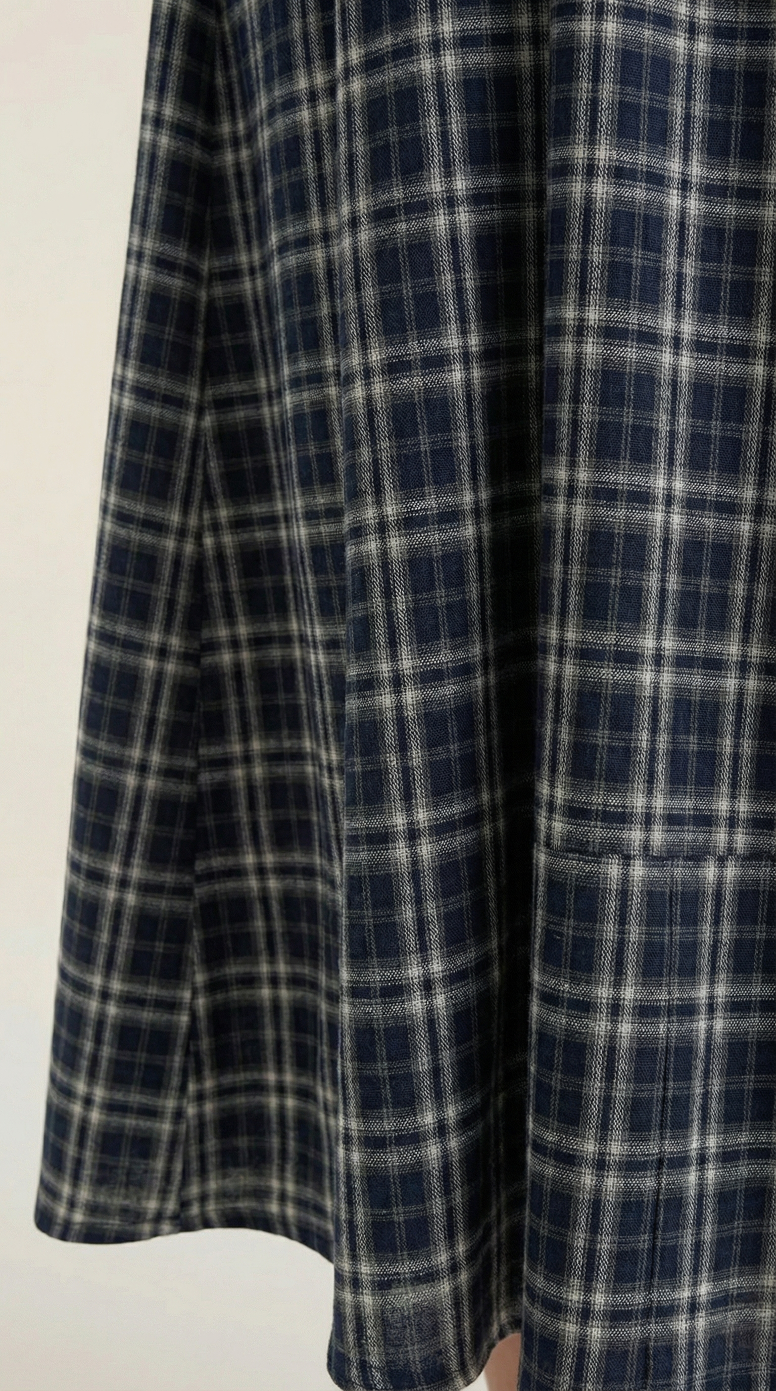 Ronda Square Neck Plaid Midi Sundress