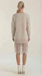 Rosemary Lace Hem Dress
