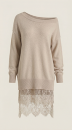 Rosemary Lace Hem Dress