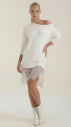 Rosemary Lace Hem Dress