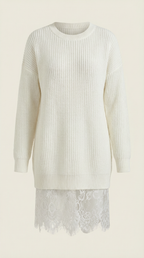 Rosemary Lace Hem Dress