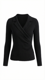 Sara Wrap Knit Sweater