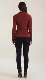 Sara Wrap Knit Sweater