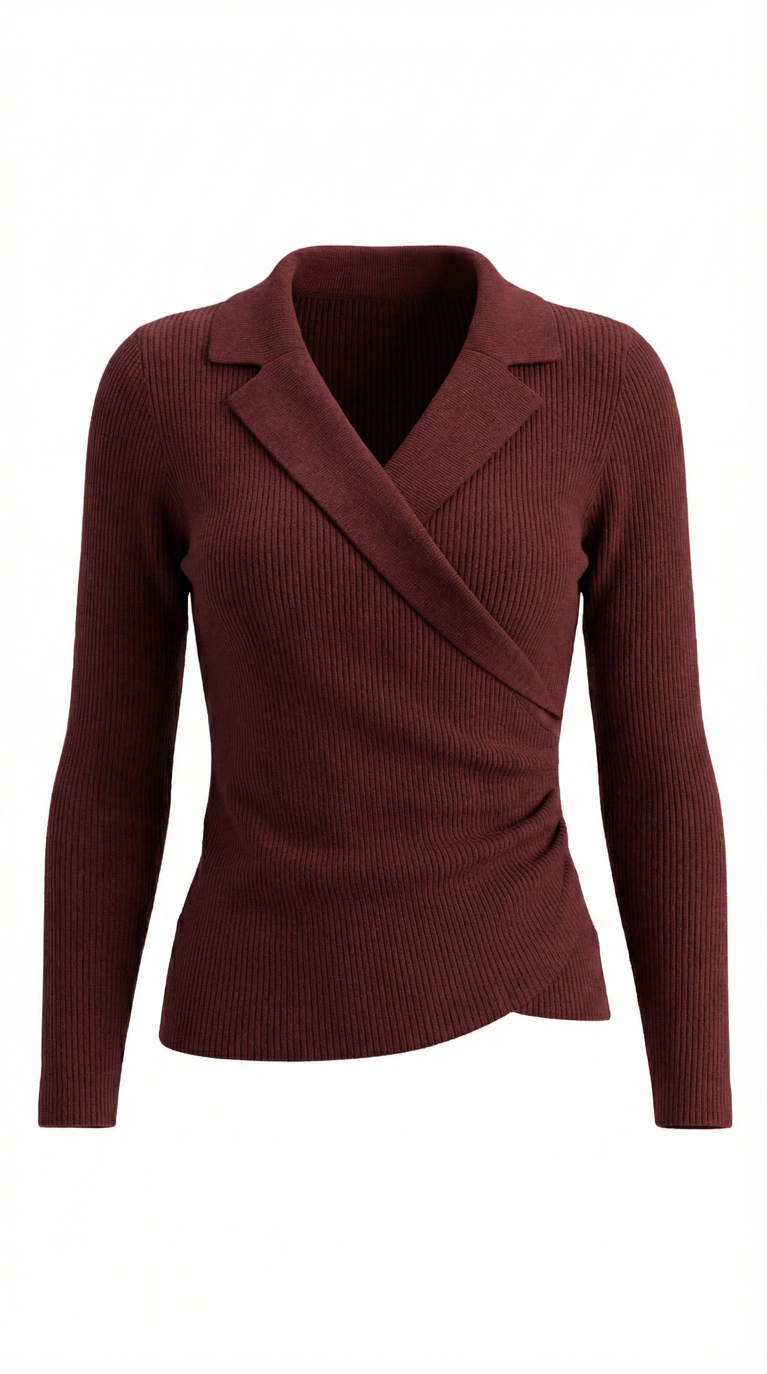 Sara Wrap Knit Sweater