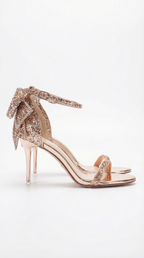 Sarah Diamant Bow Heeled Sandals