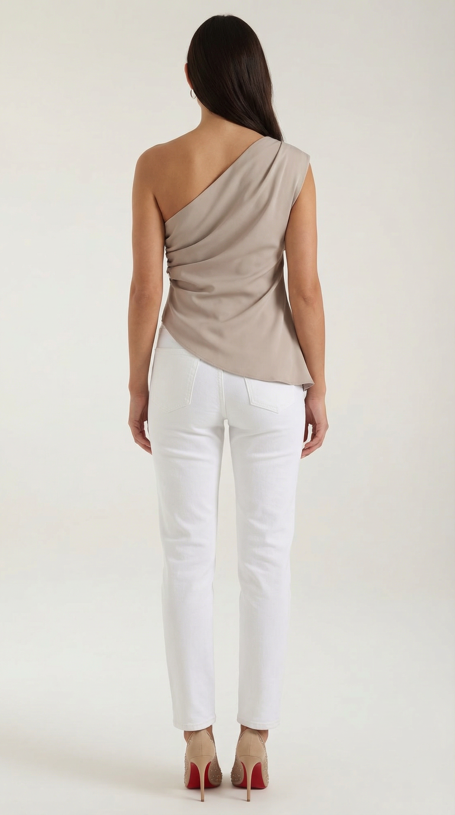Selene Sleeveless One-Shoudler Top