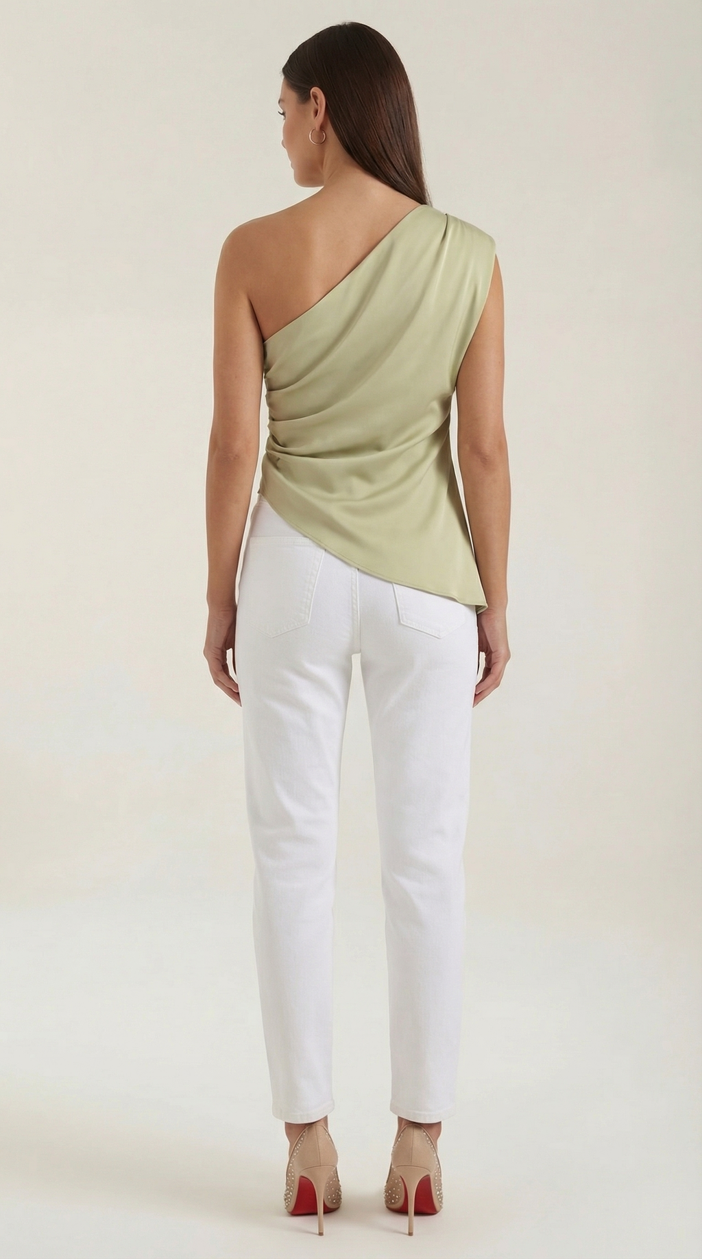 Selene Sleeveless One-Shoudler Top