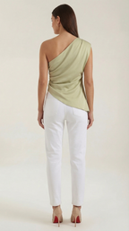 Selene Sleeveless One-Shoudler Top