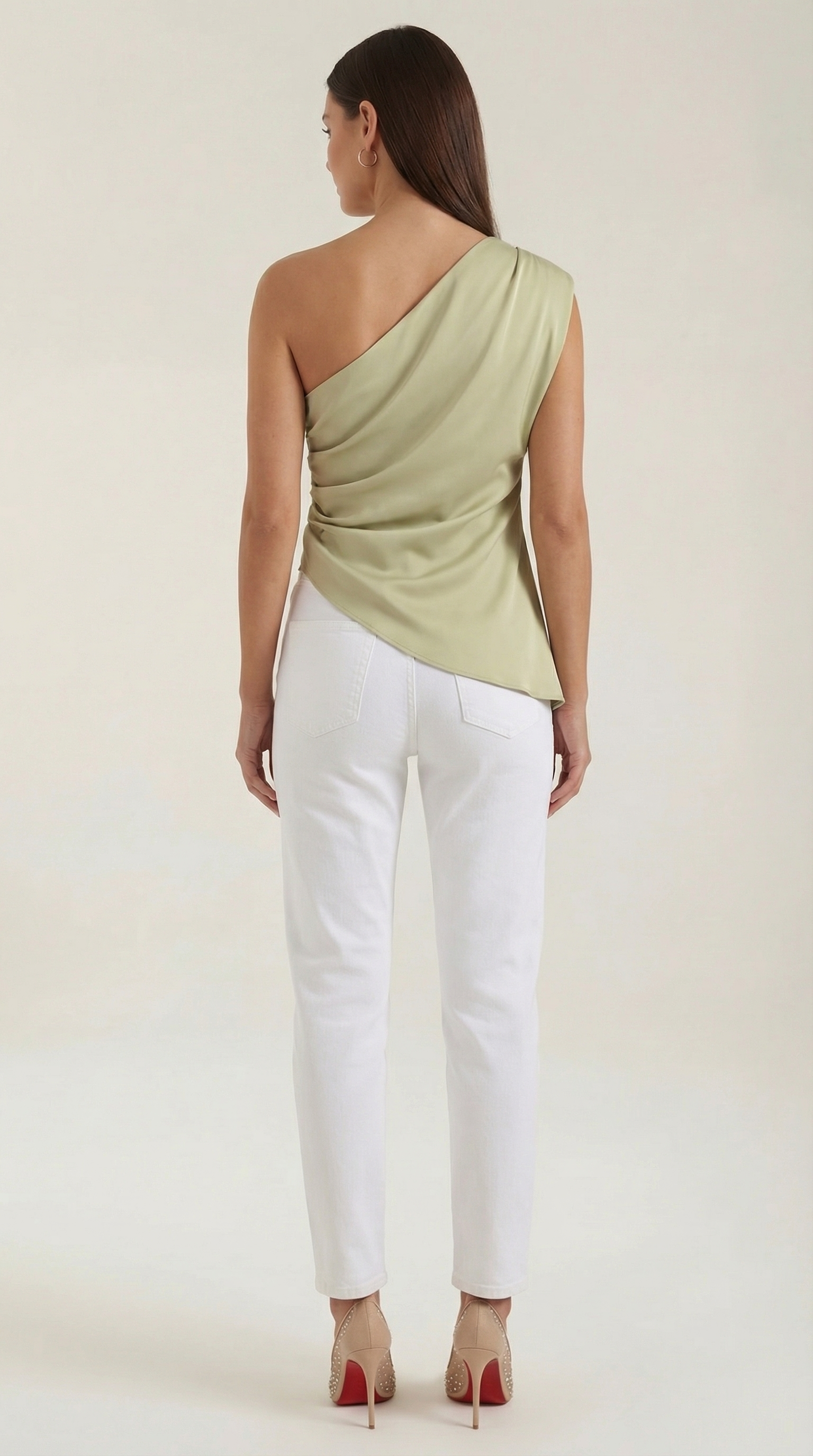Selene Sleeveless One-Shoudler Top