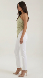Selene Sleeveless One-Shoudler Top