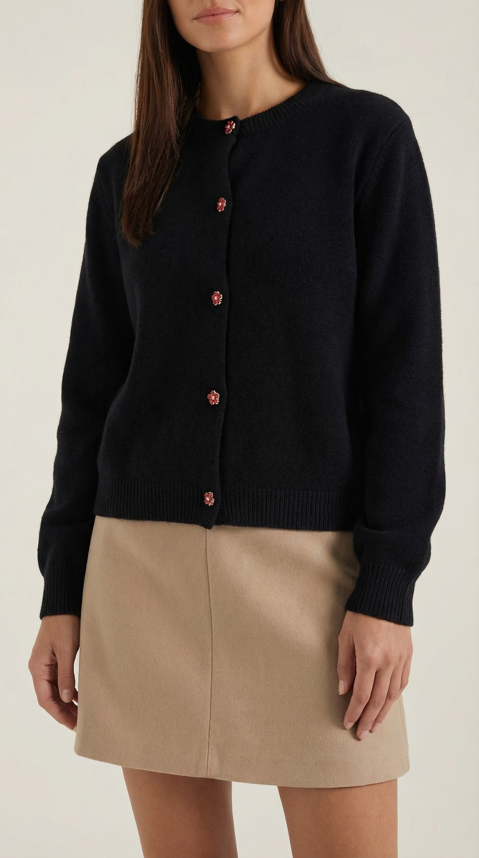 Sherry Knitted Button-Up Cardigan