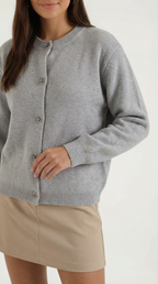 Sherry Knitted Button-Up Cardigan