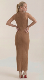 Sonia Mock Neck Bodycon Dress