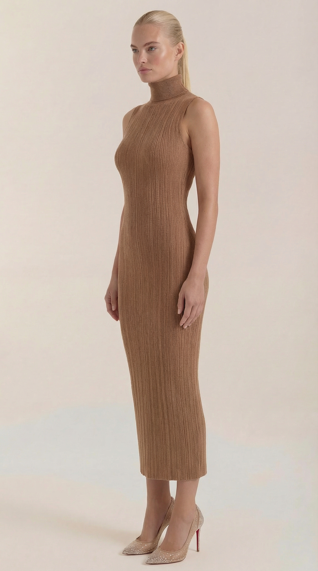 Sonia Mock Neck Bodycon Dress