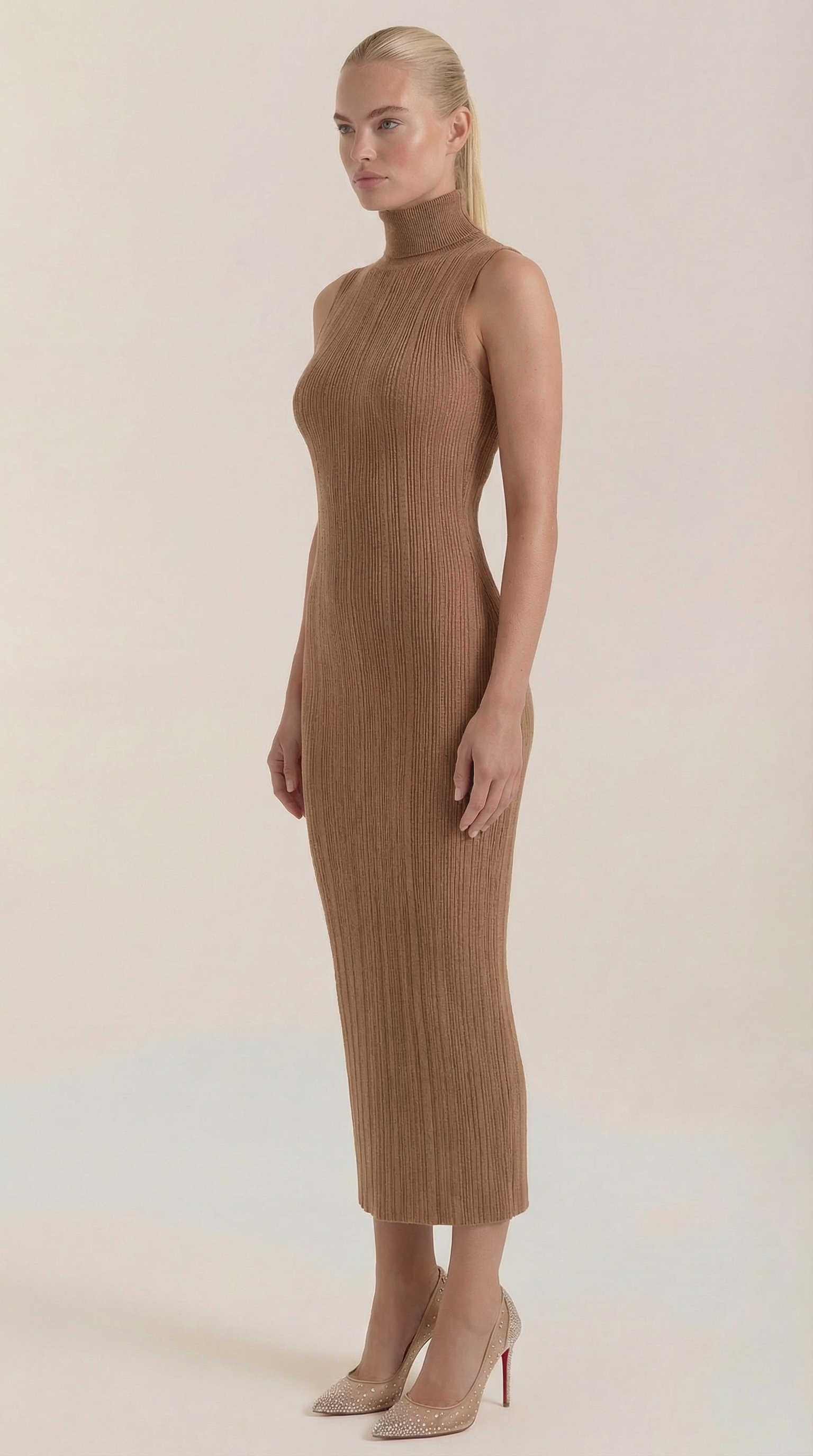 Sonia Mock Neck Bodycon Dress