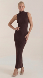 Sonia Mock Neck Bodycon Dress