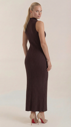Sonia Mock Neck Bodycon Dress