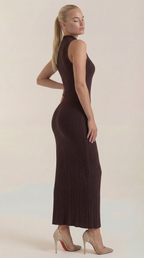 Sonia Mock Neck Bodycon Dress