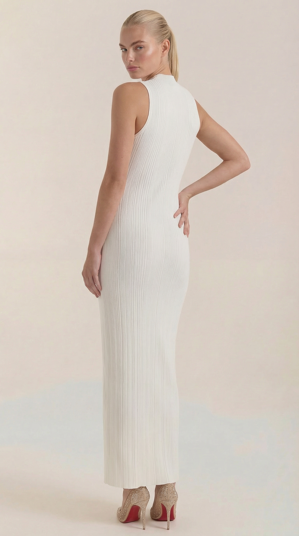 Sonia Mock Neck Bodycon Dress