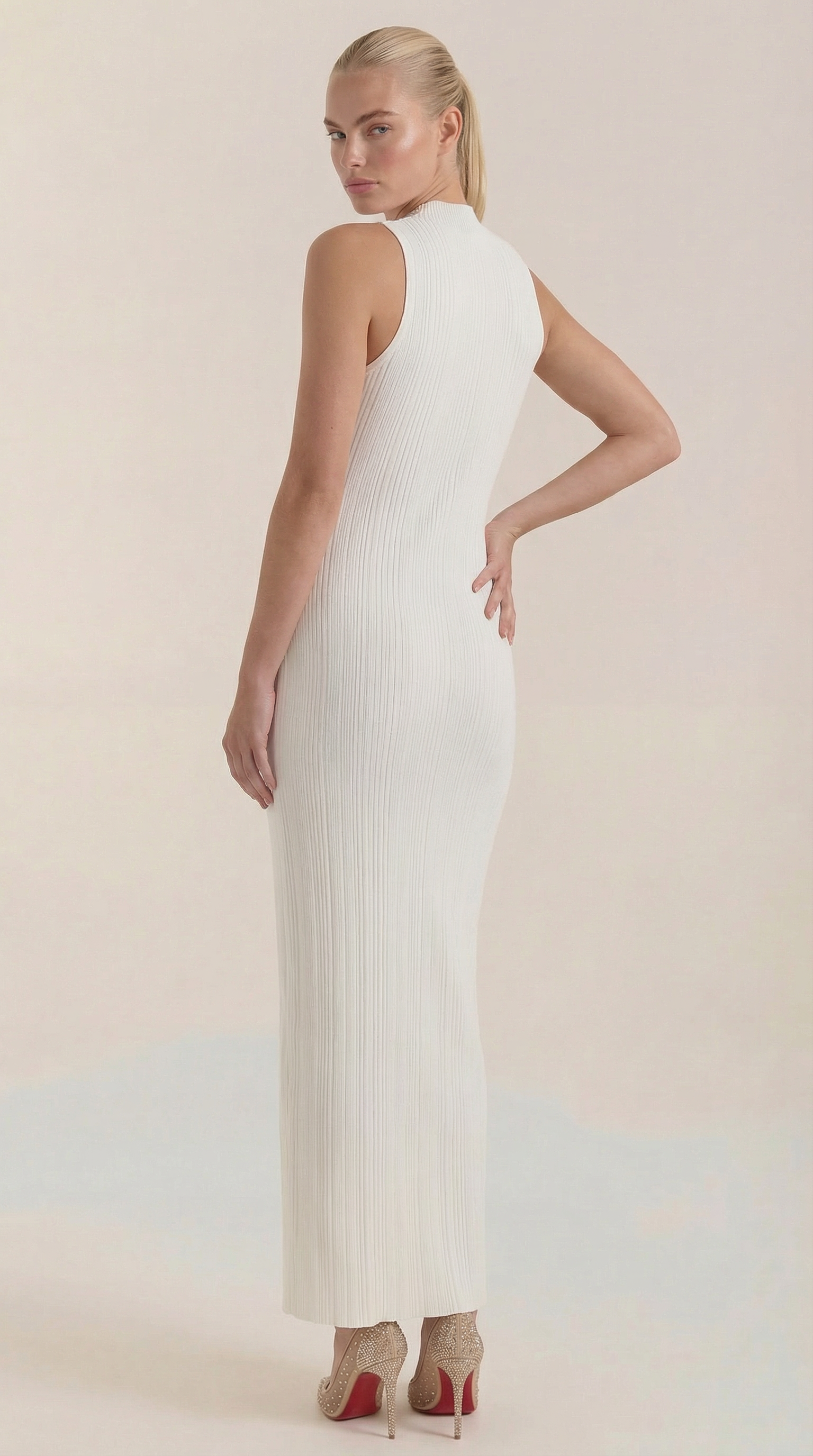 Sonia Mock Neck Bodycon Dress