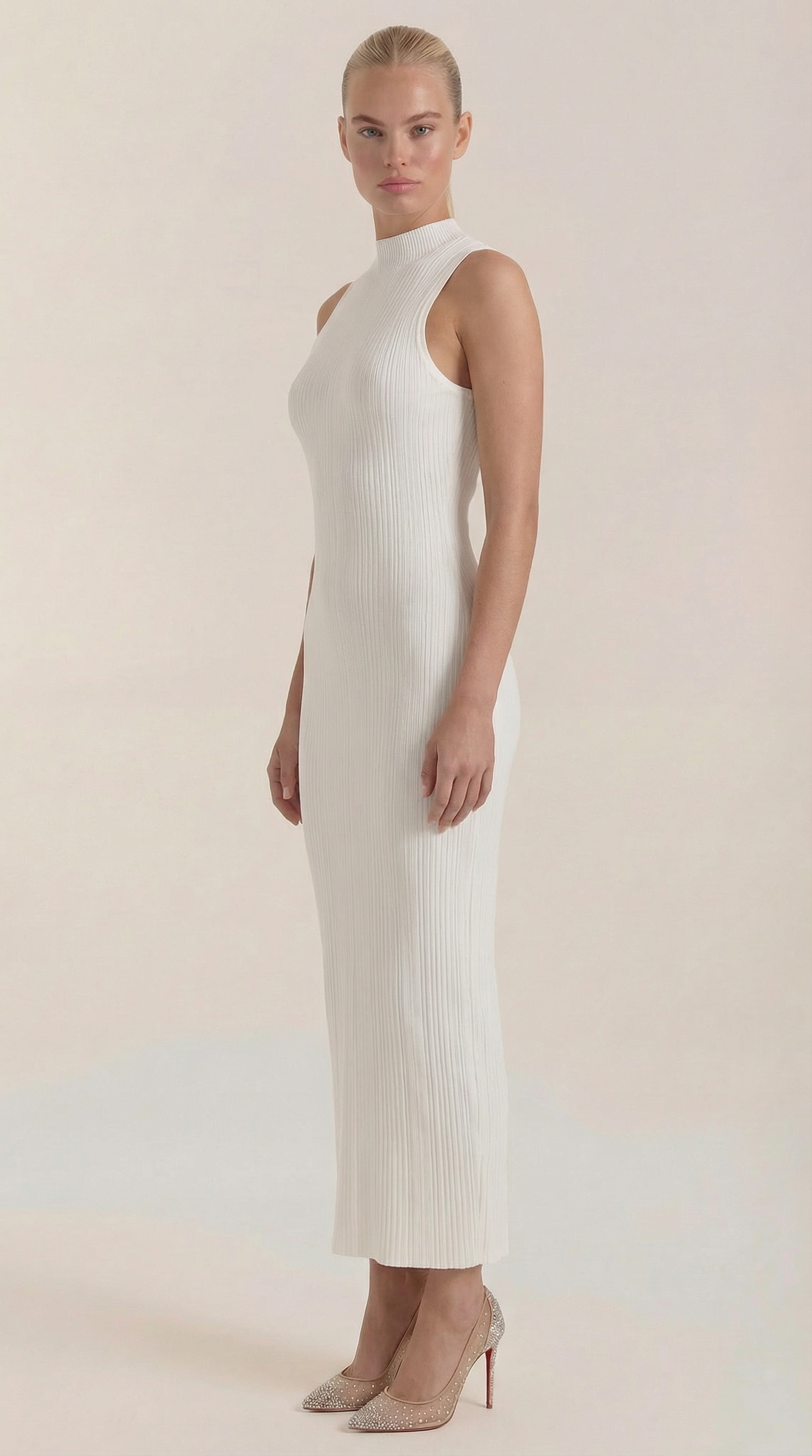 Sonia Mock Neck Bodycon Dress