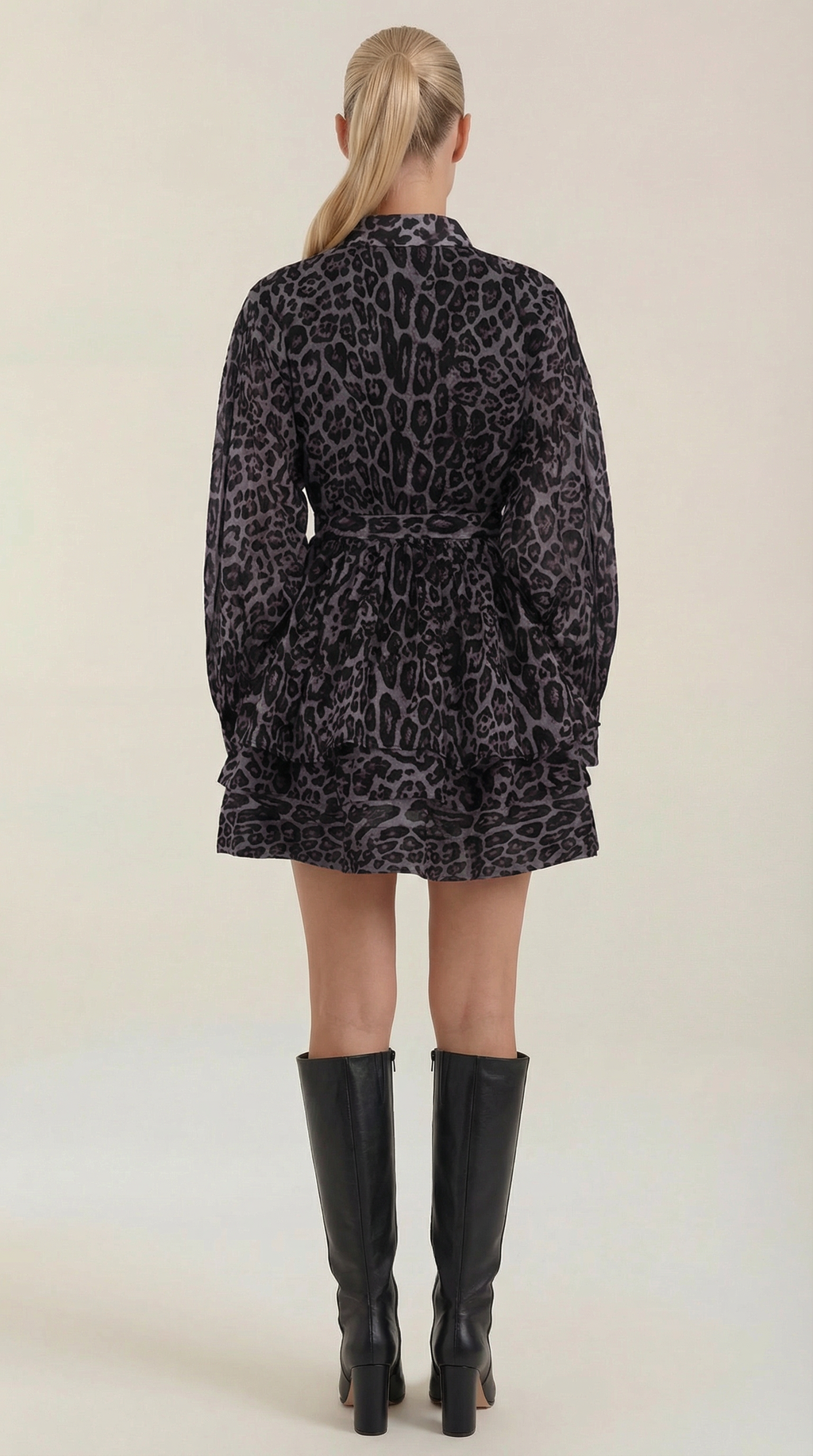 Stella Leopard Print Mini Dress
