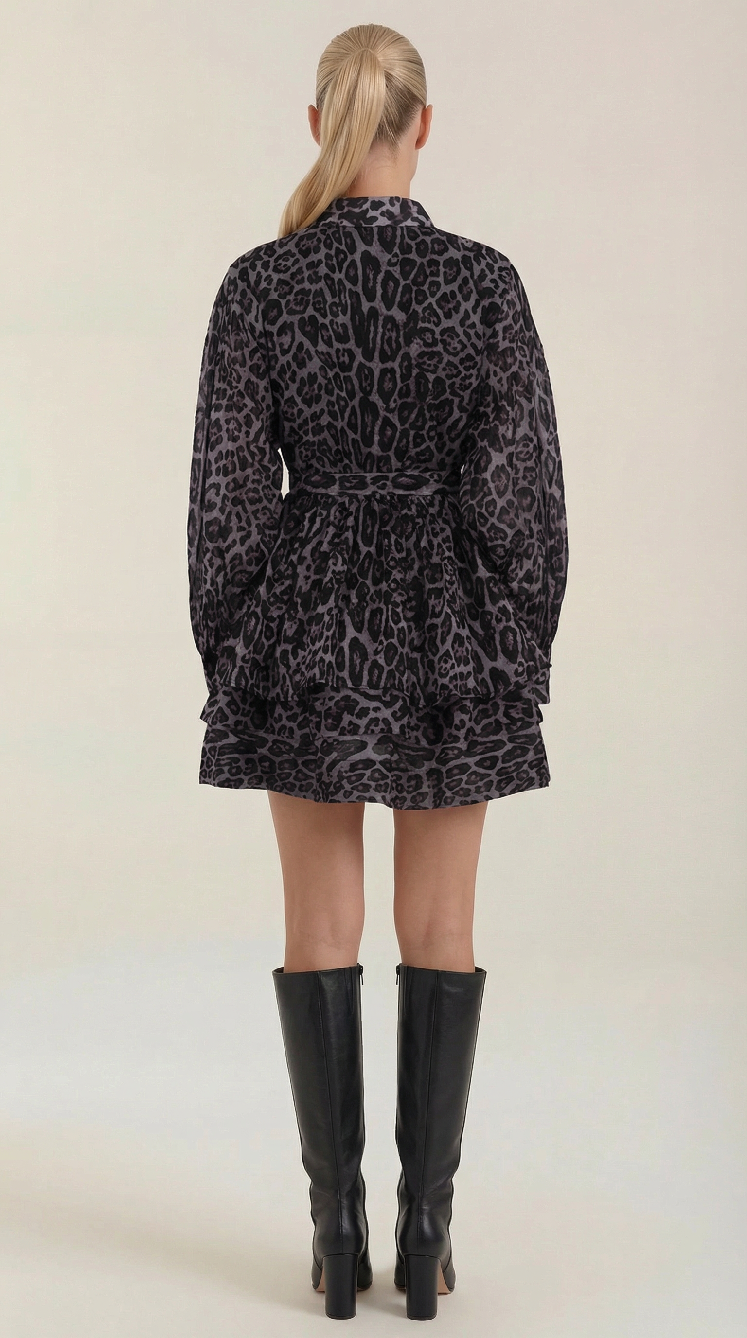 Stella Leopard Print Mini Dress