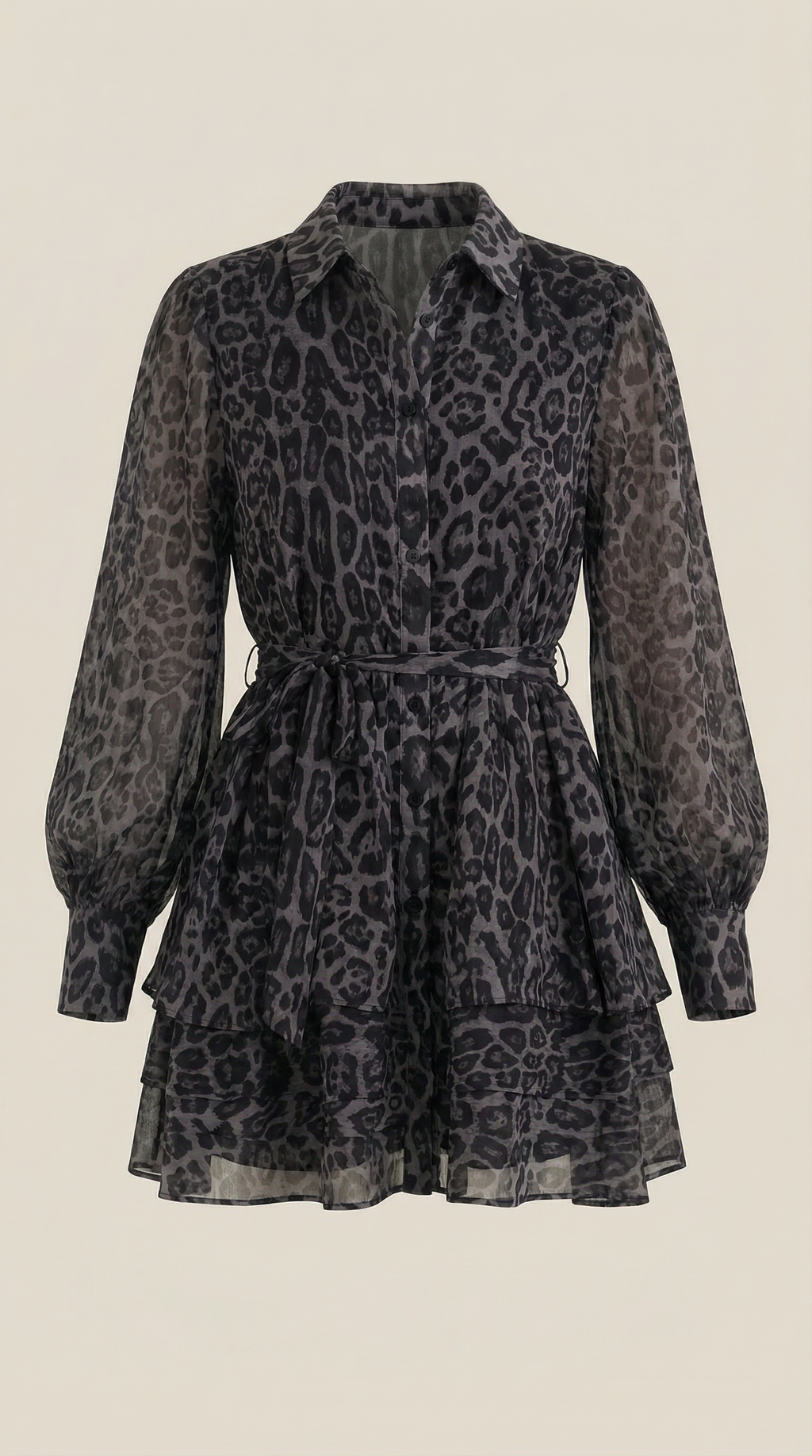 Stella Leopard Print Mini Dress